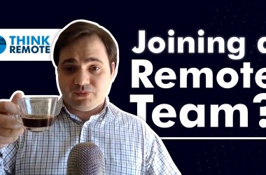 Luis talks about joining a remote team during coffee chat
