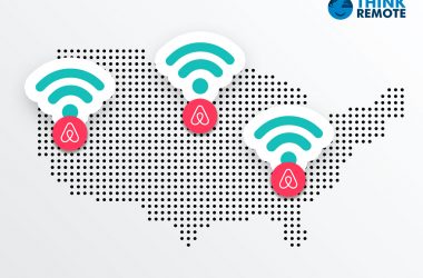 Airbnb with good wifi locations on map