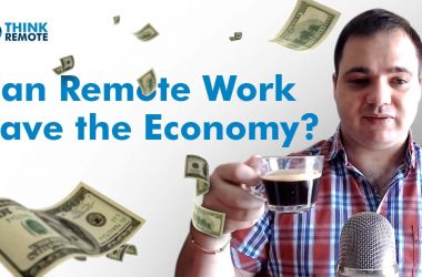 remote work save economy