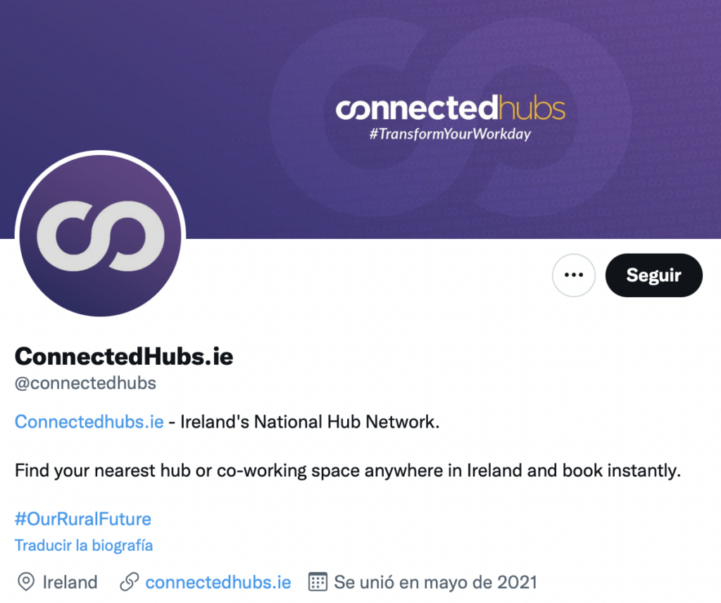 ConnectedHubs Ireland Twitter