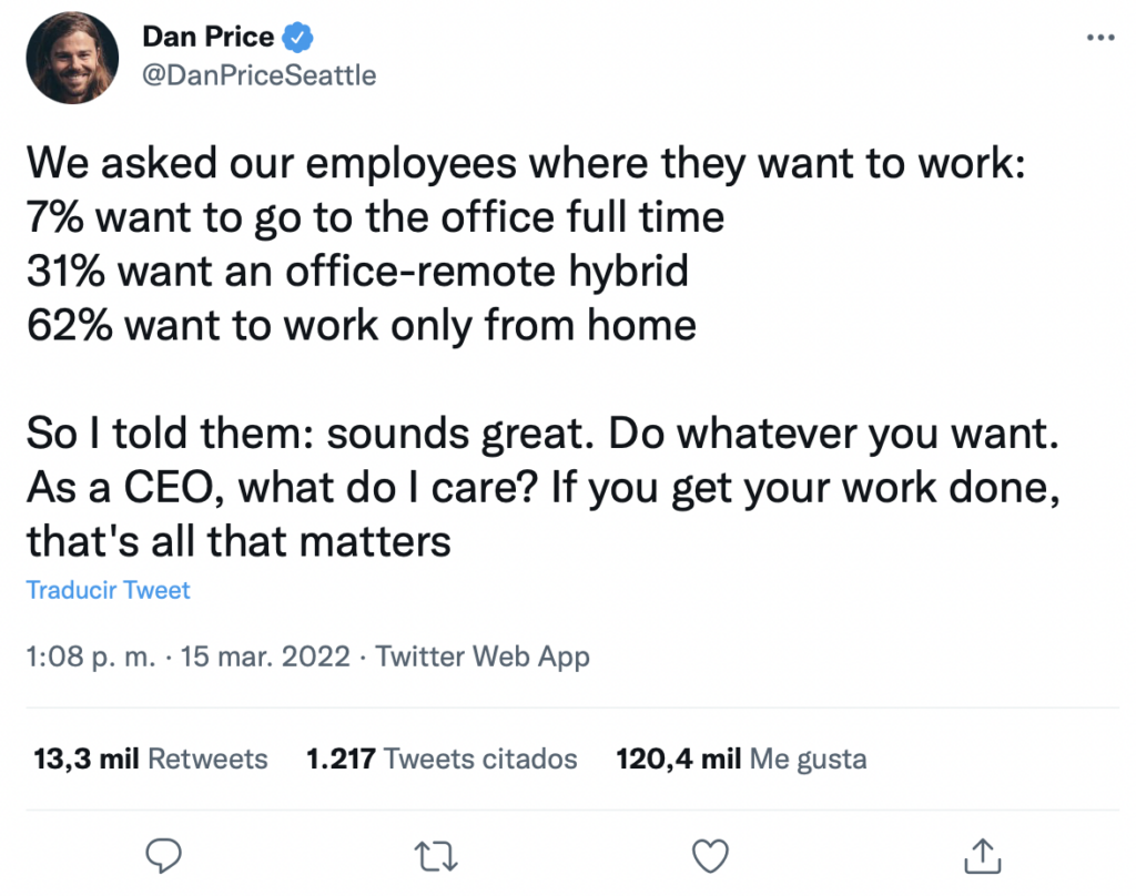 Dan Price tweet