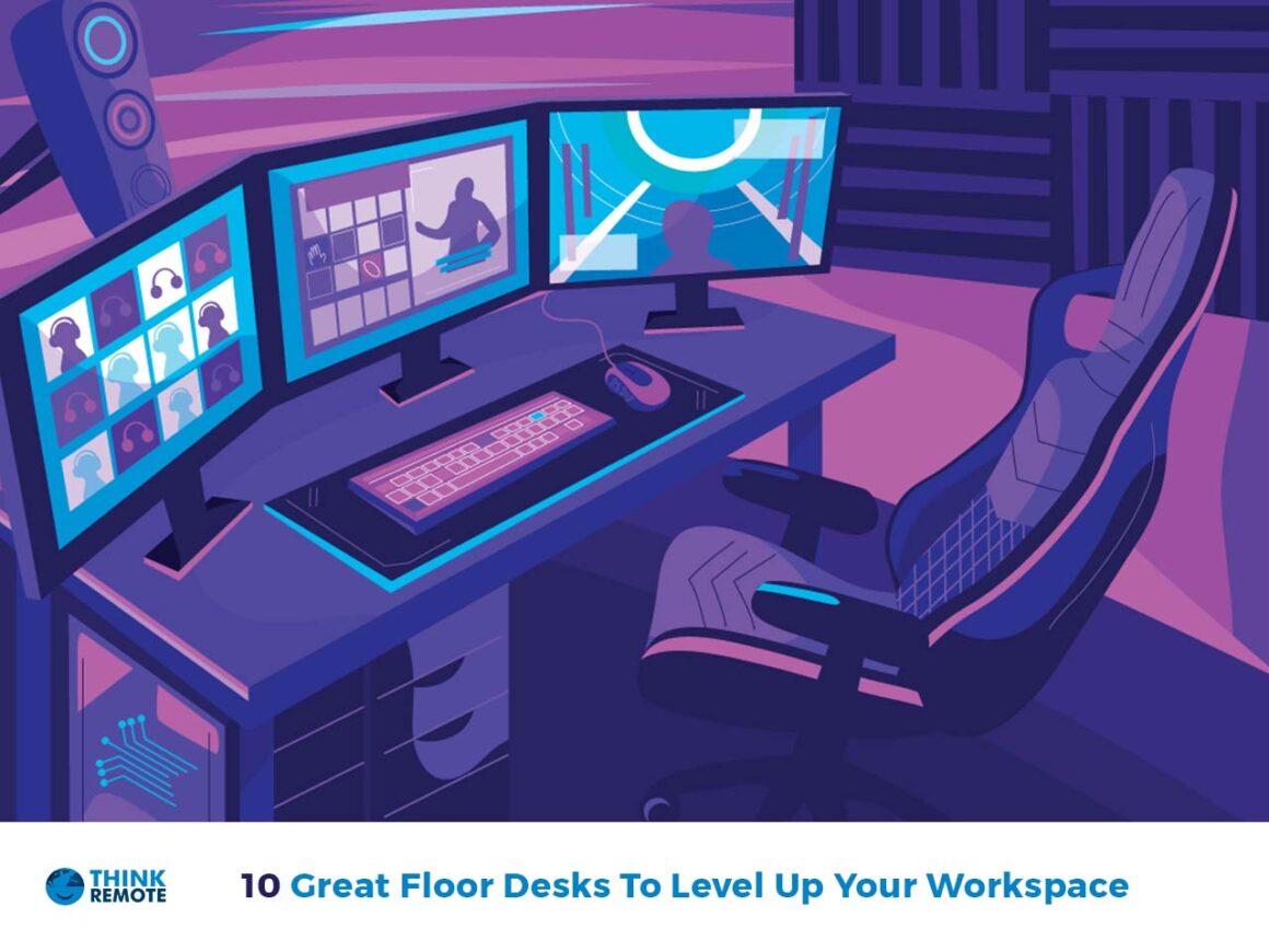floor desk for remote workers